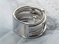 Anello Marco Bicego Donna Goa in Oro bianco Diamante AG277-B2-W01-14 - AG277-B2-W01-15